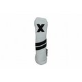 Powerhouse Leather White & Black Hybrid Golf Head Cover PO516101